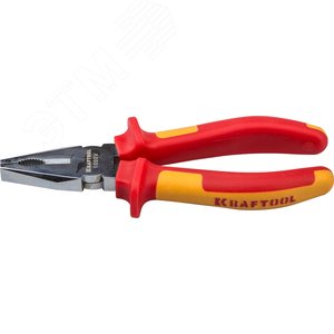 Изображение товара Плоскогубцы ''ELECTRO-KRAFT'', Cr-Mo сталь, двухкомпонентная маслобензостойкая рукоятка, хромированное покрытие, 180мм (шт)