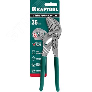 Клещи переставные-гаечный ключ 180 мм Vise-Wrench - фото 2