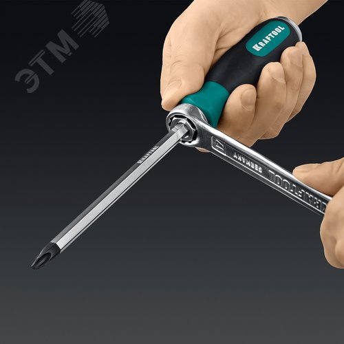 Ударная отвертка PH 4, сквозной стержень Cr-Mo IMPACT - фото 3