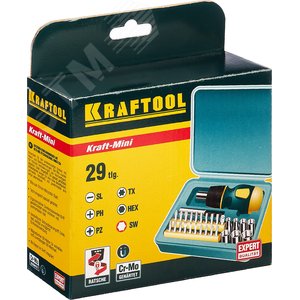 Реверсивная отвертка Kompakt-29 с насадками 29 предм. - фото 2