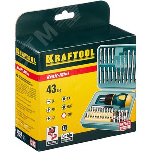 Реверсивная отвертка Kompakt-43 с насадками 43 предм. - фото 2