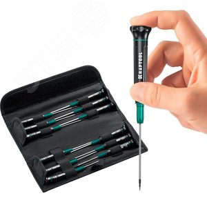 Набор отверток Precision 12 для точных работ 12 предм. - фото 1