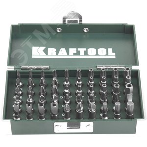 Набор бит ''X-Drive'', кованых, торсионных,, Cr-Mo, система насечек ''NSS'', 50 предм, в боксе - фото 2