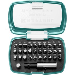 Набор бит GRAND-32, 32 предмета, Cr-Mo - фото 1