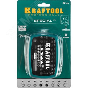 Набор специальных бит SPECIAL-32, 32 предмета, Cr-Mo - фото 2