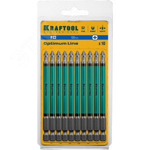 Кованые биты Optimum Line PZ2 100 мм 10 шт - фото 2