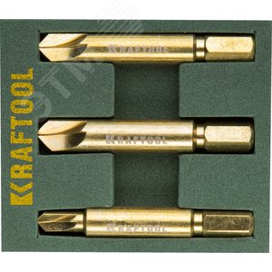 Изображение товара Набор экстракторов поврежденного крепежа 3 шт (шт)