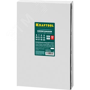 Набор комбинированных гаечных ключей 12 шт, 6 - 22 мм - фото 2