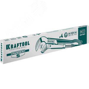 Трубный ключ с изогнутыми губками PANZER-S №4 3'' 670 мм - фото 2