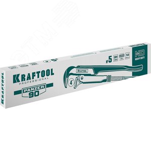 Трубный ключ с прямыми губками PANZER-90 №5 4'' 745 мм - фото 2