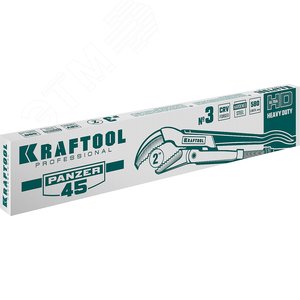 Трубный ключ с изогнутыми губками PANZER-45 №3 2'' 580 мм - фото 2