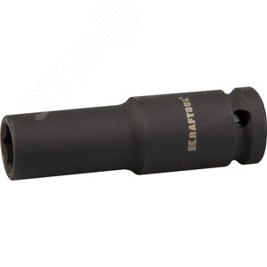 Изображение товара Торцовая головка ''INDUSTRIE QUALITAT'' ударная, удлиненная (1/2''), FLANK, Cr-Mo, фосфатированная, 14 мм (шт)