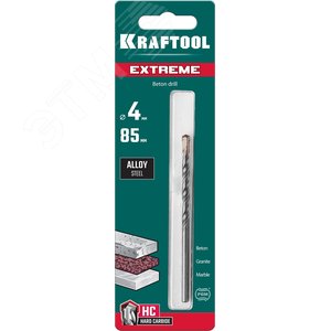 Сверло по бетону, 3-х гранный хвостовик EXTREME 4 х 85 - фото 2