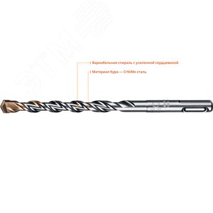 Бур SDS-plus 10x160 мм, Expert - фото 3