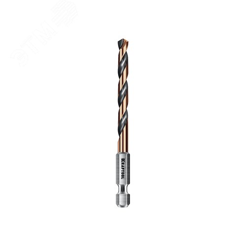 "Сверло по металлу для винтовёртов и шуруповертов IMPACT READY, НЕХ-1/4"", d 5.0 х 91 мм" - фото 1