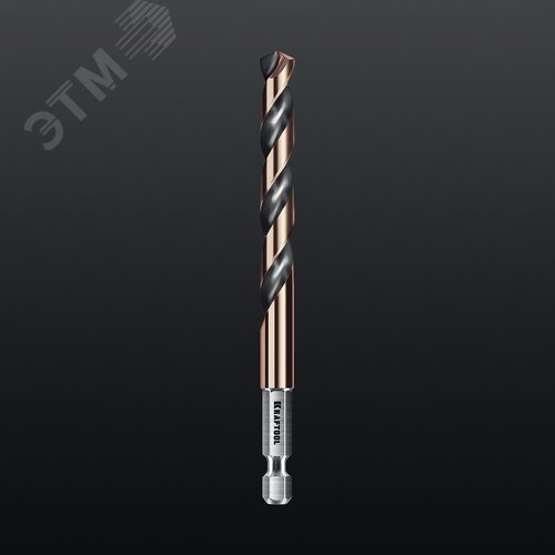 "Набор сверл по металлу для винтовёртов и шуруповертов IMPACT READY, НЕХ-1/4"", 10 шт" - фото 3