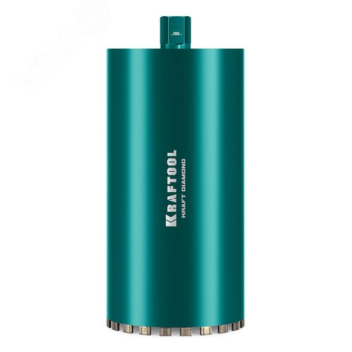 "Коронка алмазная по железобетону DIAMOND 200 мм, 450 мм, 1 1/4"", лазерная сварка сегментов" - фото 1