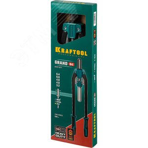 Усиленный двуручный заклепочник 520 мм, 3.2 - 6.4 мм, GRAND-64 - фото 2