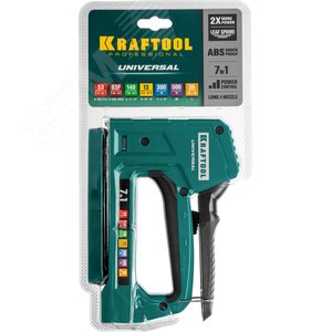 Универсальный лёгкий степлер 7-в-1: 53(6-14мм)/140(8-14 мм)/13/ 53F/36/500, Universal - фото 2