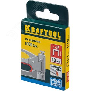 Скобы для степлера узкие тип 53 10 мм 1000 шт - фото 2