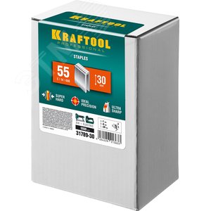 Скобы для степлера узкие 30 мм тип 55 5000 шт - фото 2