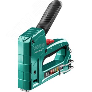 Степлер алюминиевый, универсальный, Universal-HD, 6-в-1: 53 A/10/JT21, 23GA 6 - 14 мм/140 G/11/57, 20GA 8 - 14 мм/13/53F/300/500 - фото 4