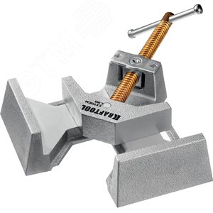 Экстрамощная стальная угловая струбцина для сварочных работ EXTREM C90 две опорные поверхности по 88 мм, глубина зажима 90 мм - фото 4