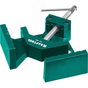 Мощная алюминиевая угловая струбцина AC-80 две опорные поверхности по 88 мм, глубина зажима 70 мм - фото 3