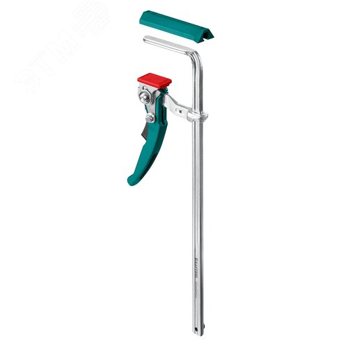 Струбцина универсальная, цельнокованая, рычажная, быстрозажимная, в T-track, KRAFTFLEX, KLT-300, 300/60 мм - фото 1