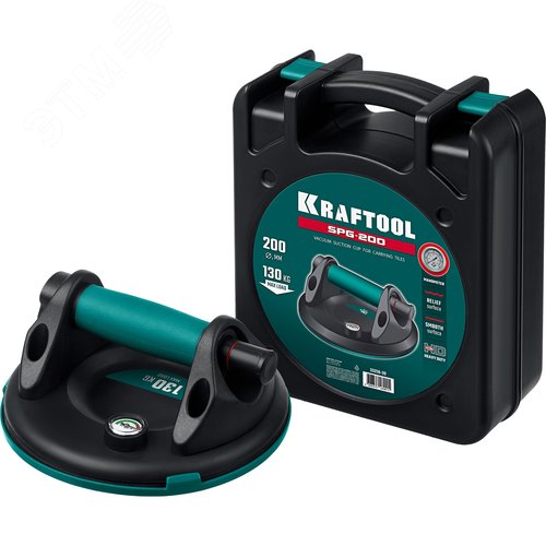 Изображение товара Присоска вакуумная,с монометром SPG-200, 130 кг, 200 мм (шт)