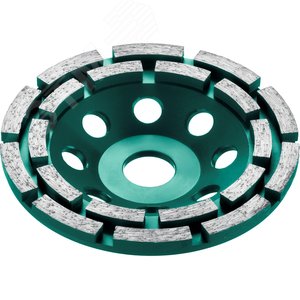 Двухрядная алмазная чашка Double d 125 мм, INDUSTRIAL - фото 1