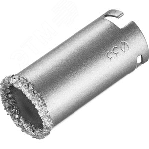 Коронка кольцевая с напылением из карбида вольфрама, 33мм - фото 1