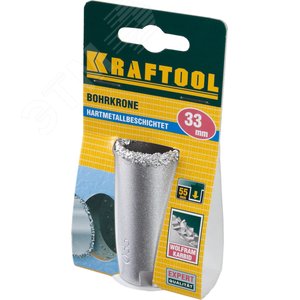 Коронка кольцевая с напылением из карбида вольфрама, 33мм - фото 2