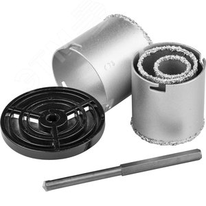 Набор : Коронки кольцевые с напылением из карбида вольфрама, 4 шт, 33-53-67-73мм - фото 2