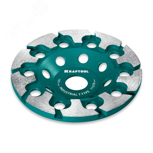 Изображение товара Чашка алмазная сегментная, T-Type, INDUSTRIAL, 125 мм (шт)