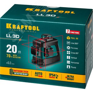 Лазерный нивелир LL 3D - фото 2