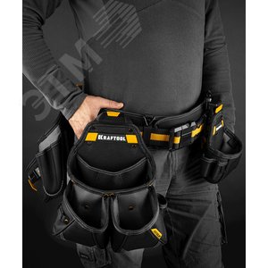 Пояс монтажника KBS-4, в комплекте 3 сумки и пояс - фото 6