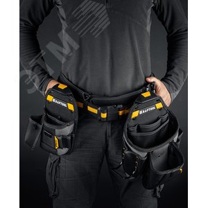 Пояс монтажника KBS-3, в комплекте 2 сумки и пояс - фото 6