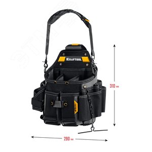 Поясная сумка электрика KPB-23 с системой быстрого крепления - фото 2