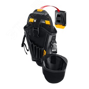 Изображение товара Кобура для дрели KH-5 с системой быстрого крепления, с дополнительным съёмным карманом (шт)