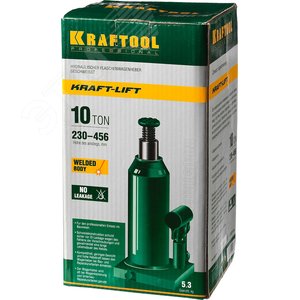 Гидравлический бутылочный домкрат KRAFT-LIFT 10т 230-460мм 43462-10_z01 KRAFTOOL - 2