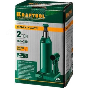 Гидравлический бутылочный домкрат KRAFT-LIFT 2т 160-310мм 43462-2_z01 KRAFTOOL - 2