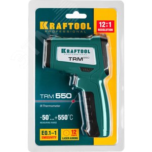 Пирометр инфракрасный, -50°С +550°С, TRM-550 - фото 2