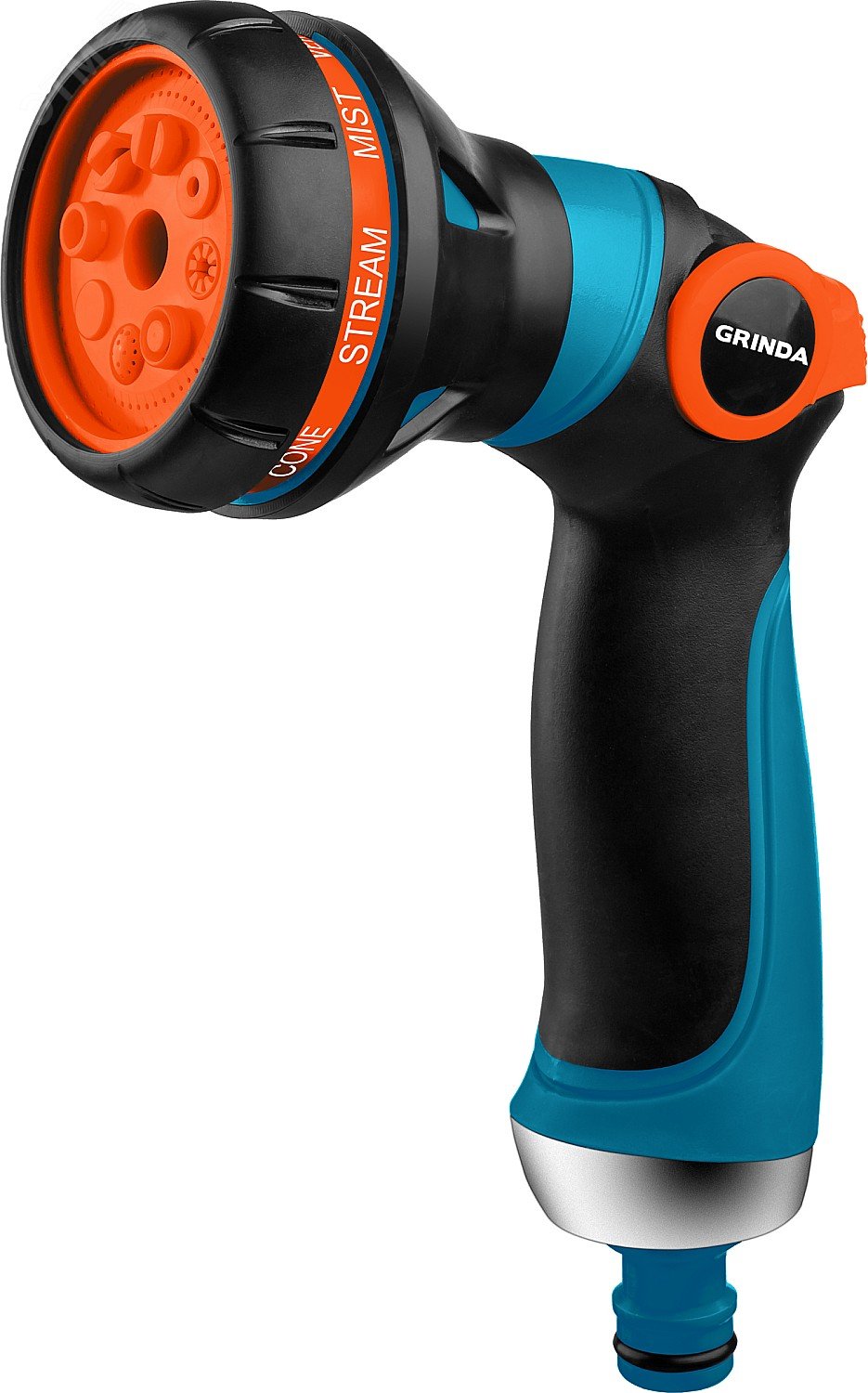Изображение товара Пистолет поливочный PROLine S-8 8 режимов, двухкомпонентный с регулятором напора (шт)