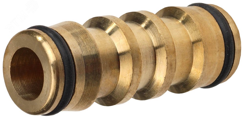 Изображение товара Переходник (соединитель - соединитель) из латуни, EXPERT штуцерный (шт)