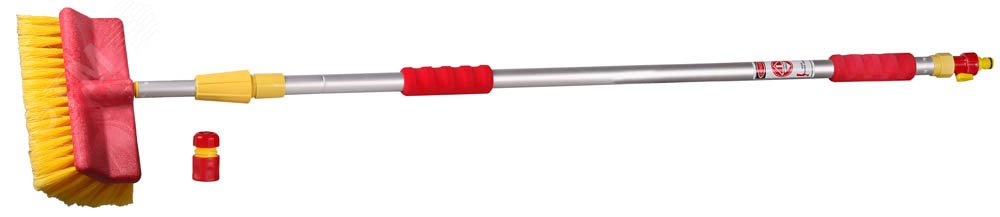 Изображение товара Соединитель щетка на телескопическом удлинителе набор GRINDA