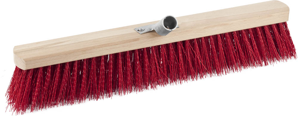 Щетка уличная 50 см, с металлическим держателем для черенка d25мм, EURO