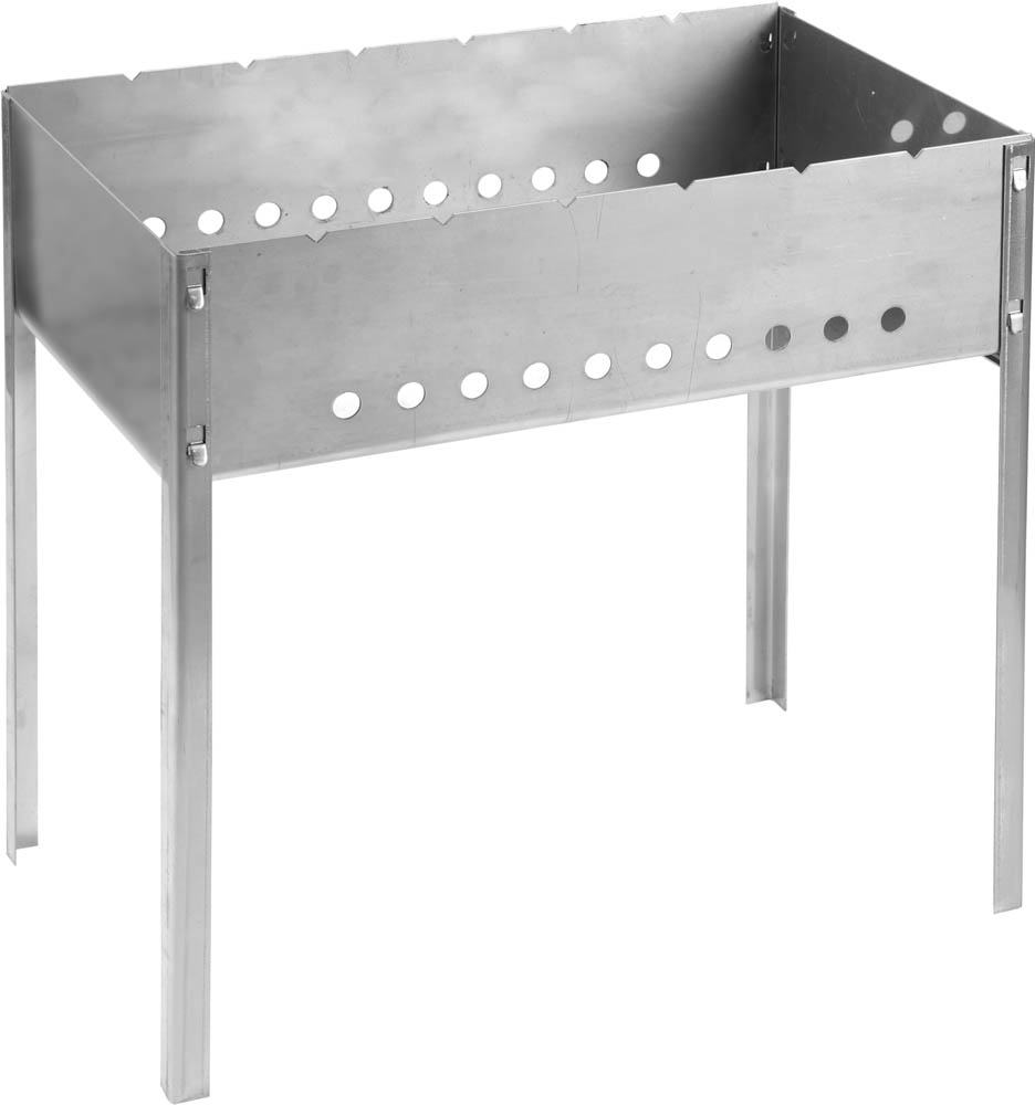 Мангал ''BARBECUE'', нержавеющая сталь, толщина 1,5мм, 500х300х500мм