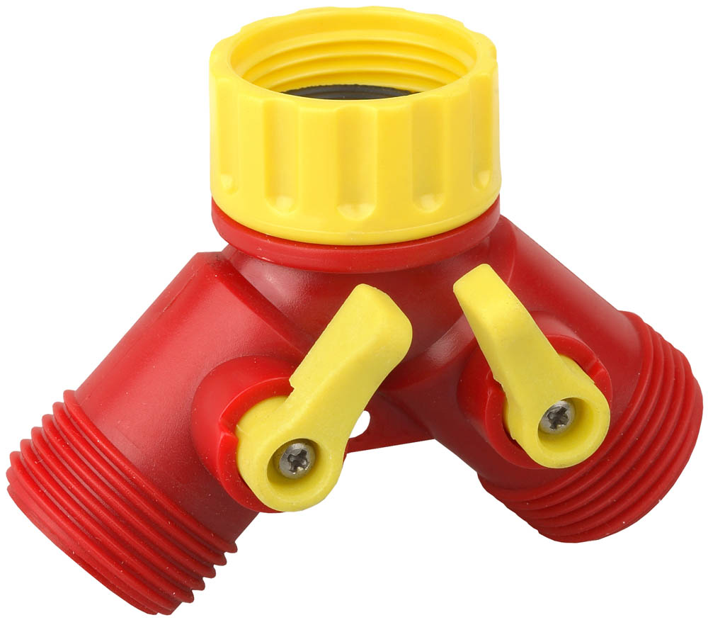 Поливочный распределитель GS-2 двухканальный, с внутренней резьбой 3/4''