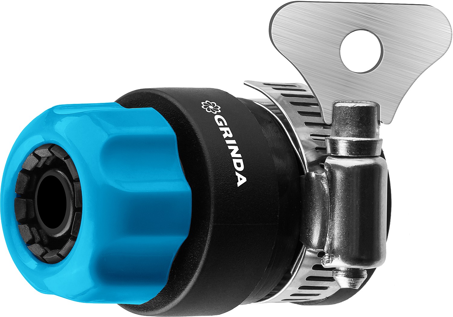 Быстросъёмный соединитель TCC-34, шланга 1/2'' - труба 3/4'', с хомутом